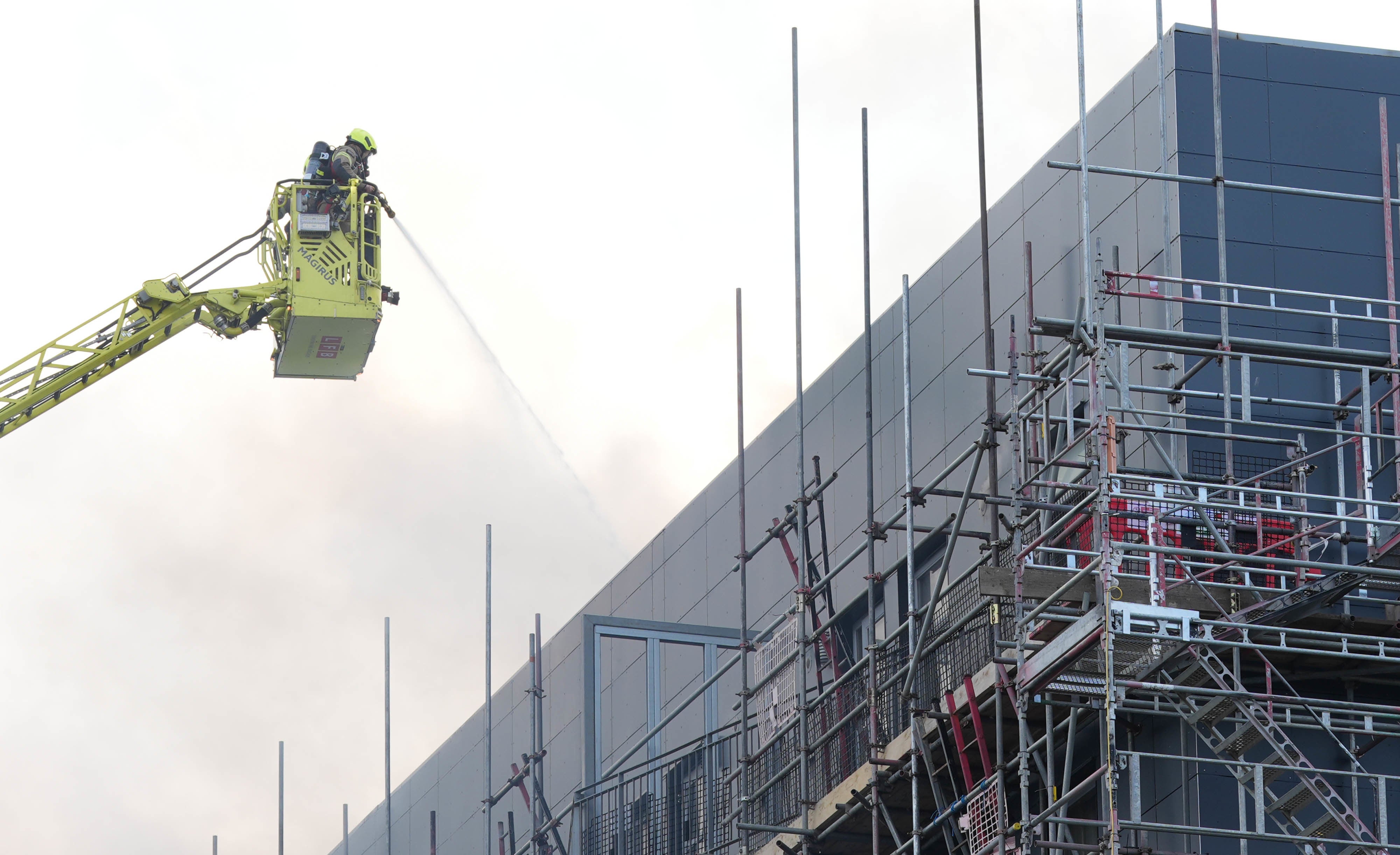 A local resident said he heard people screaming as the fire unfolded (Lucy North/PA)