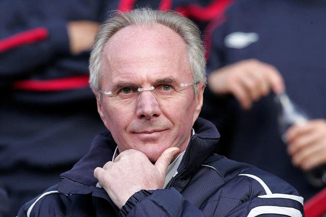 <p>Former England manager Sven-Goran Eriksson has died at the age of 76 (Martin Rickett/PA)</p>