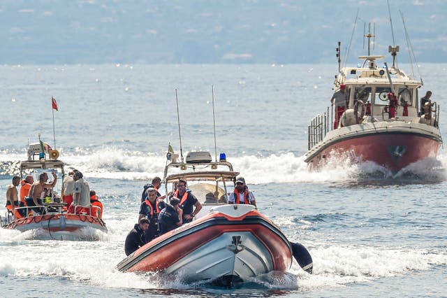 Italy Boaters Missing