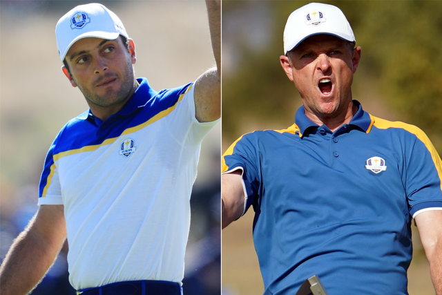 Francesco Molinari and Justin Rose will lock horns in the UAE (Gareth Fuller/David Davies/PA)