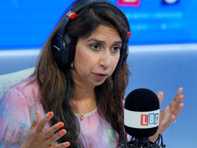 <p>Former home secretary Suella Braverman</p>