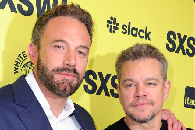 <p>Ben Affleck and Matt Damon attend the "AIR" world premiere during the 2023 SXSW Conference and Festivals at The Paramount Theater on March 18, 2023 in Austin, Texas. </p>