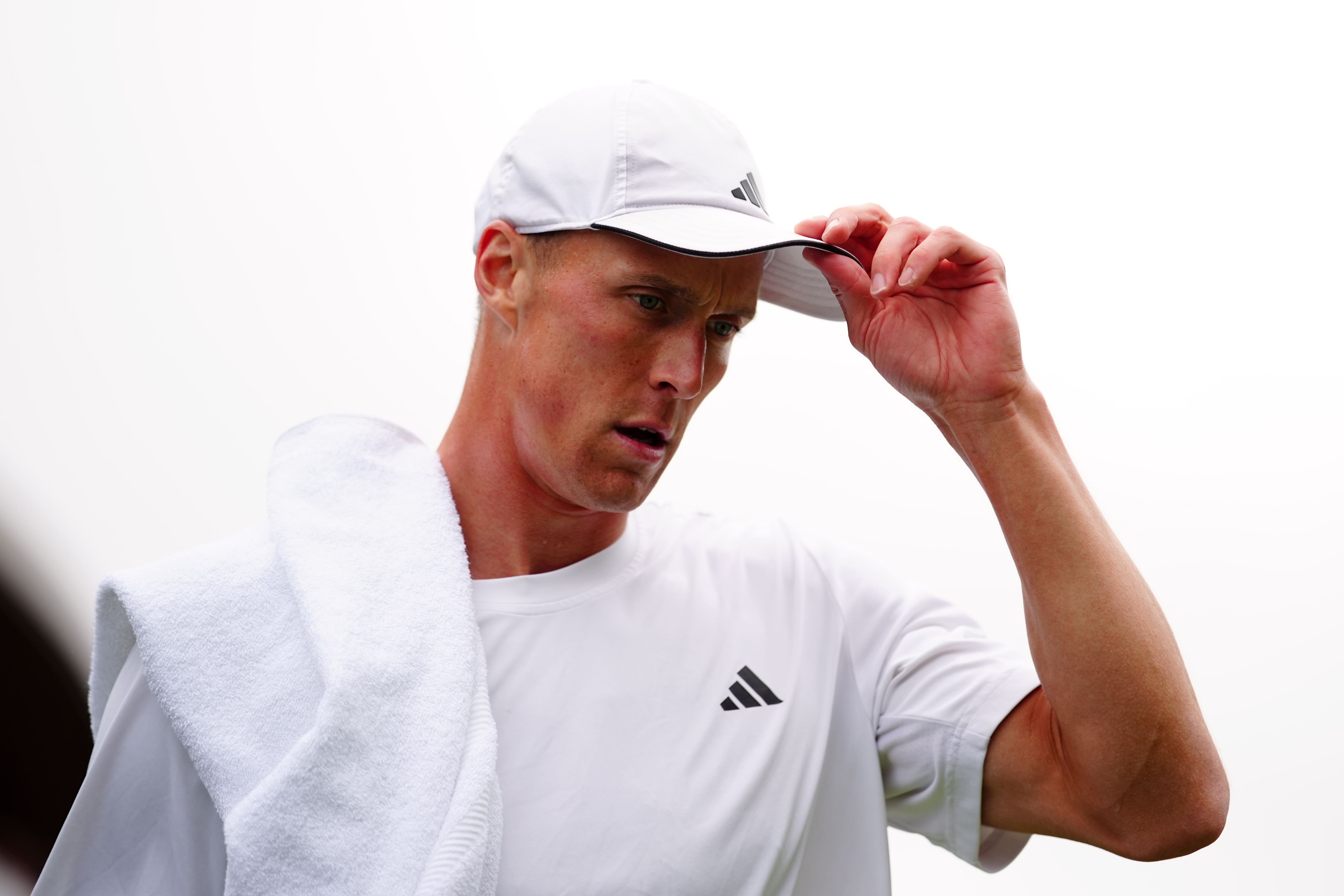 Jan Choinski is out of the US Open after a five-set defeat to Roberto Carballes Baena (Aaron Chown/PA)