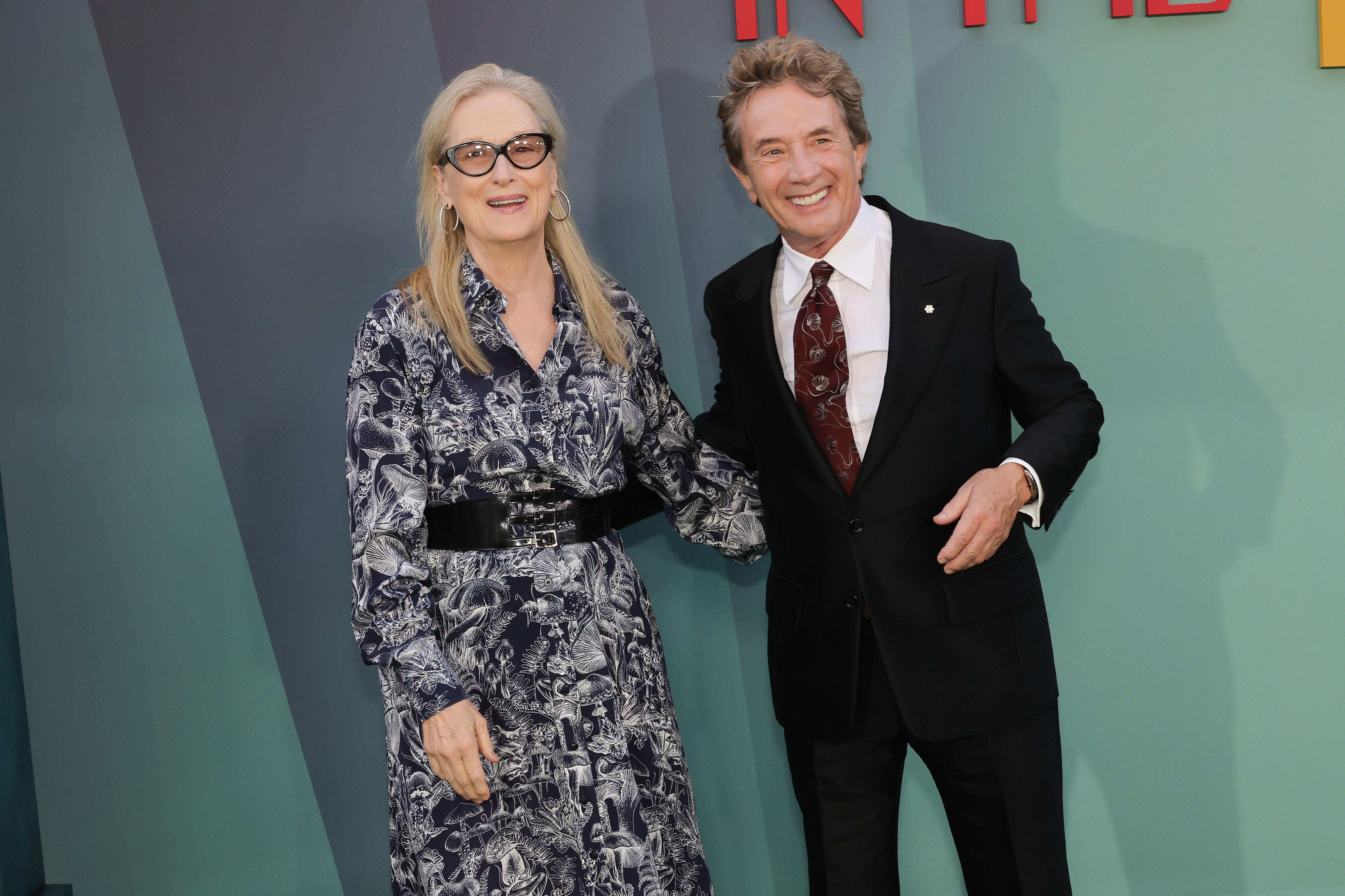 Meryl Streep and Martin Short attend the season four premiere of Hulu's ‘Only Murders In The Building’