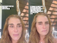 Brooke Shields breaks down after dropping off youngest daughter at college