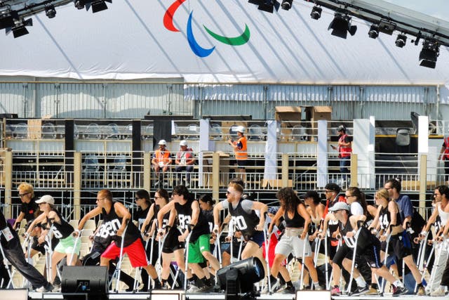 Paris Paralympics Ceremony rehearsal