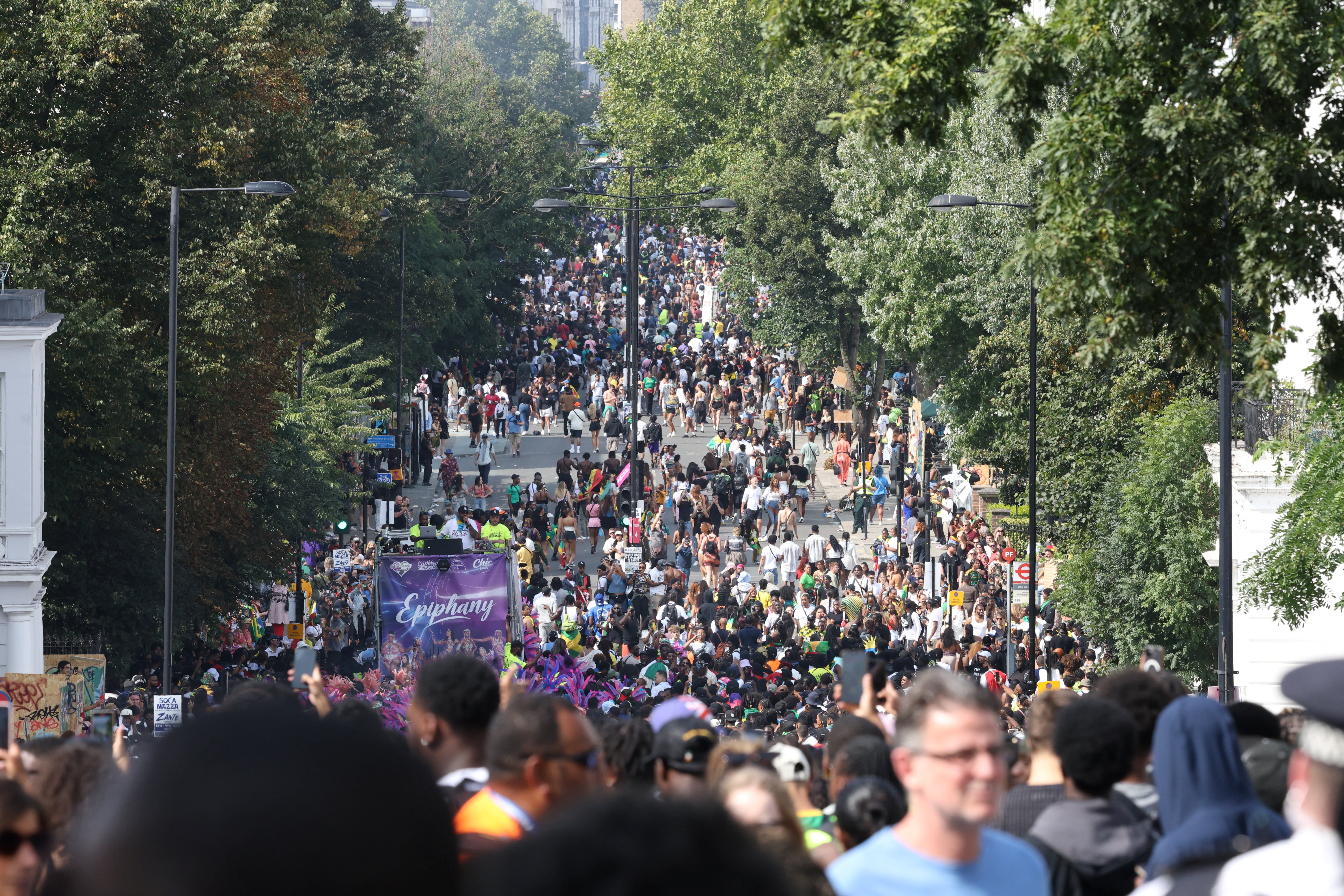 Notting Hill Carnival brings around one million people to west London each year