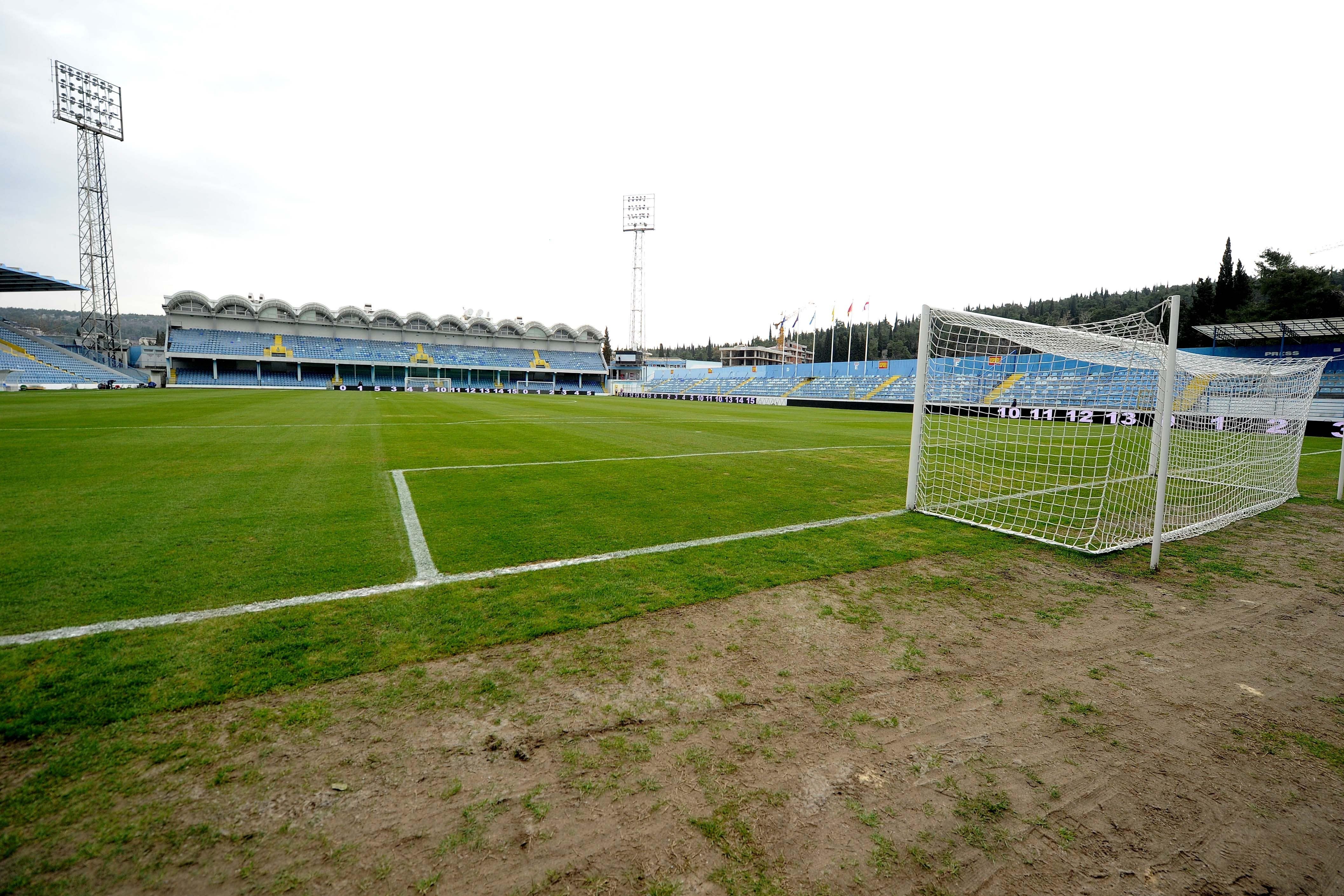 The Podgorica National Stadium pitch may not be in good enough condition to host Wales next month (Owen Humphreys/PA)