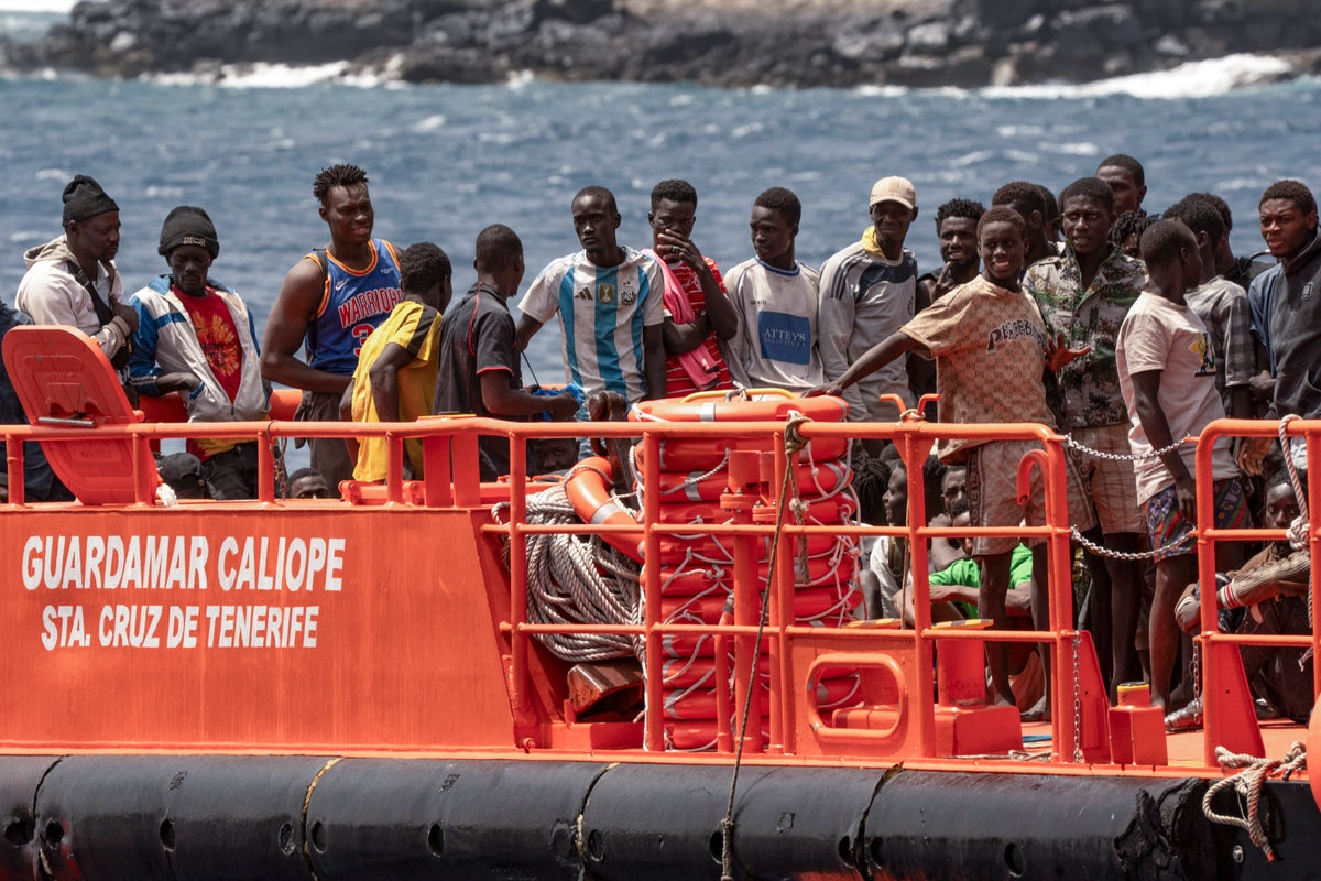 Hundreds of migrants attempt to swim from Morocco to the Spanish territory of Ceuta