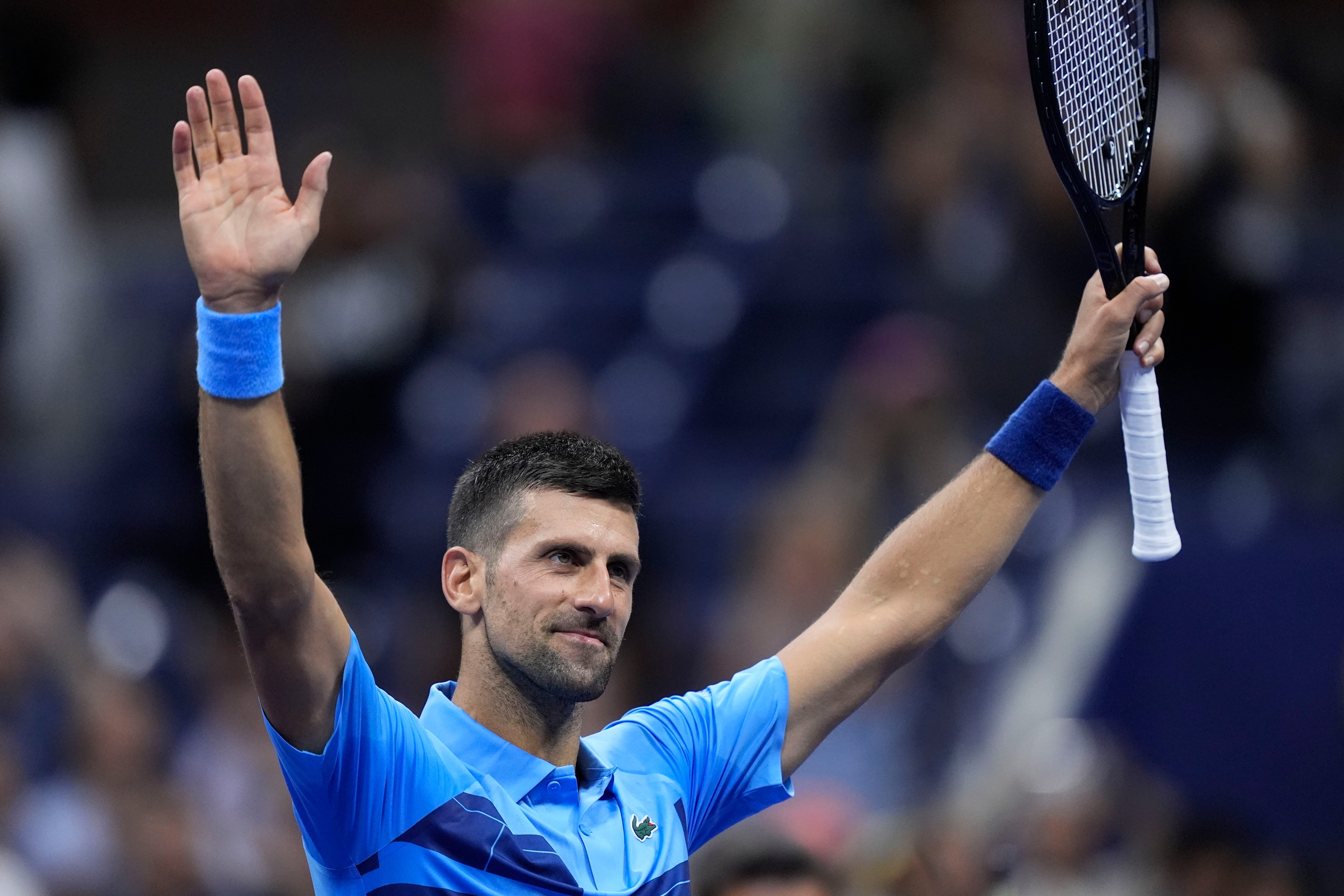 Novak Djokovic was crowned the king of Arthur Ashe (Matt Rourke/AP)