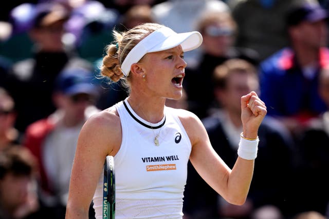 Harriet Dart’s mum is stepping up to coach her during the US Open (John Walton/PA)