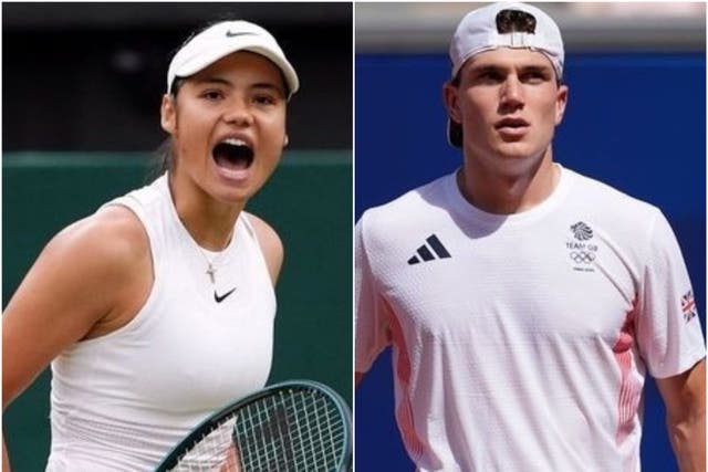 Emma Raducanu and Jack Draper are among the British players in action on day two of the US Open (John Walton-Martin Rickett/PA).