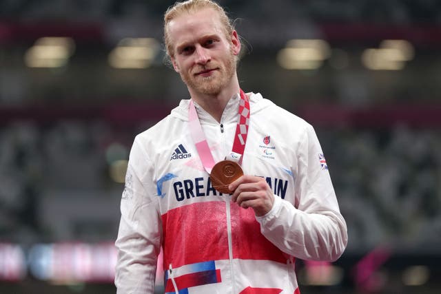 Jonnie Peacock had to settle for 100m bronze in Tokyo (Tim Goode/PA)