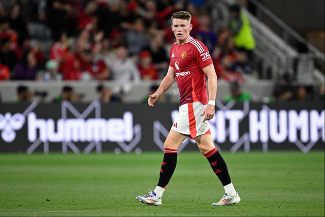 <p>Scott McTominay is set to leave Manchester United</p>