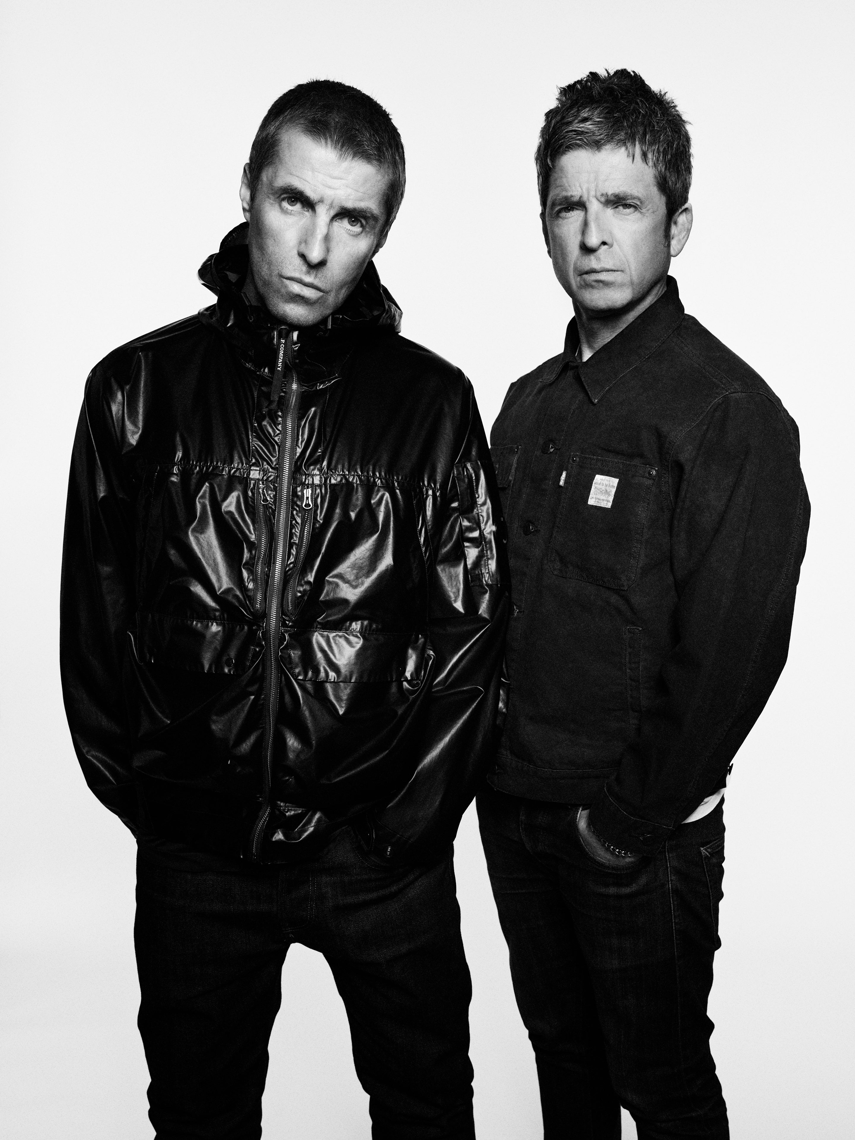 Liam e Noel Gallagher estão se reunindo novamente para a turnê mundial Oasis Live 25 no próximo ano (Simon Emmett/Fear PR/PA)