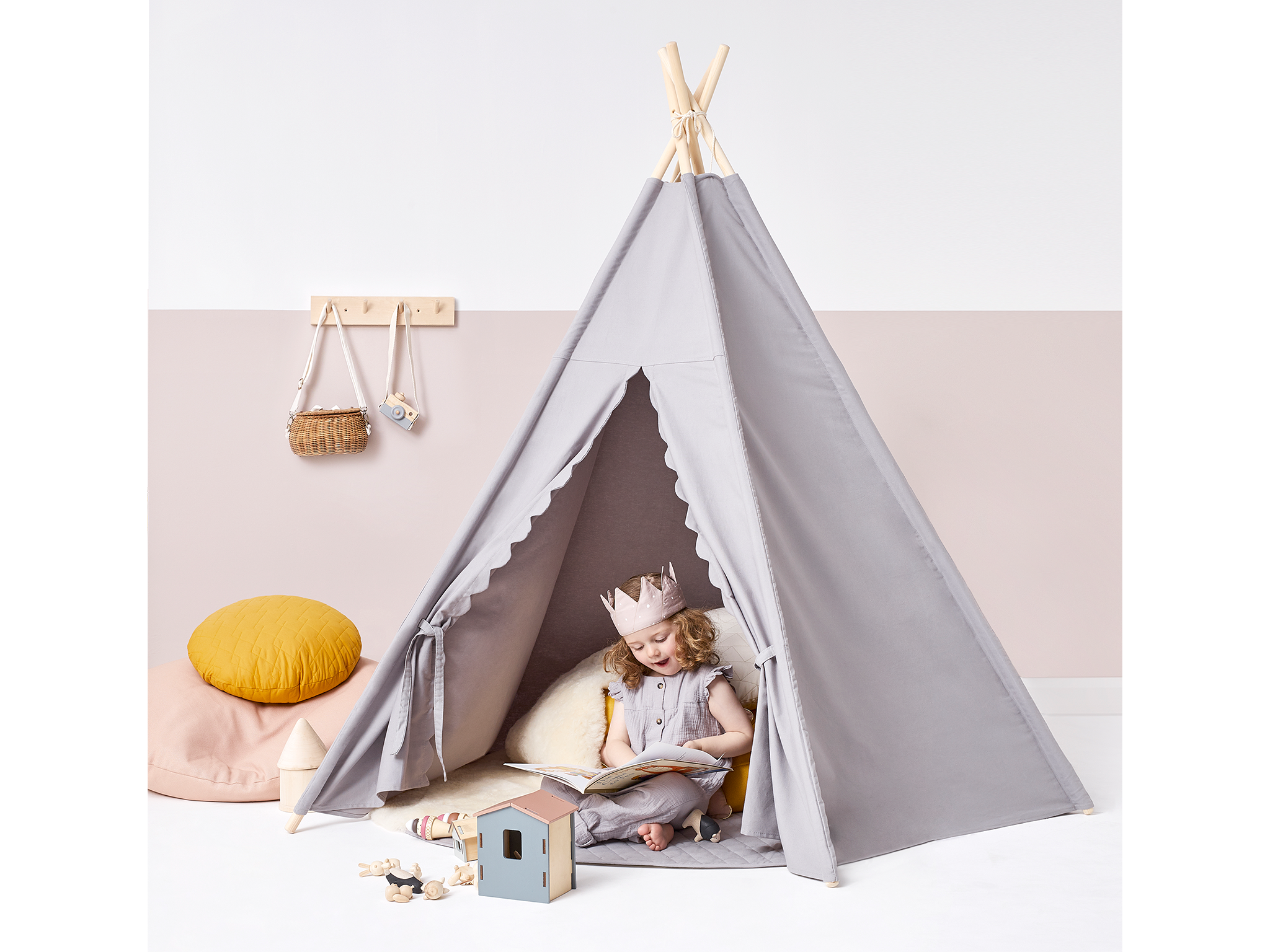 Best play tents and teepees indybest review The Little Green Sheep kids’ play teepee