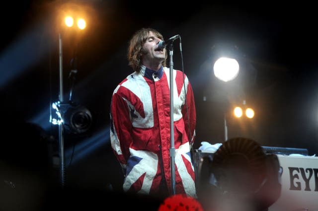 <p>‘Cruel’ Britannia? Liam Gallagher in a union flag parka</p>