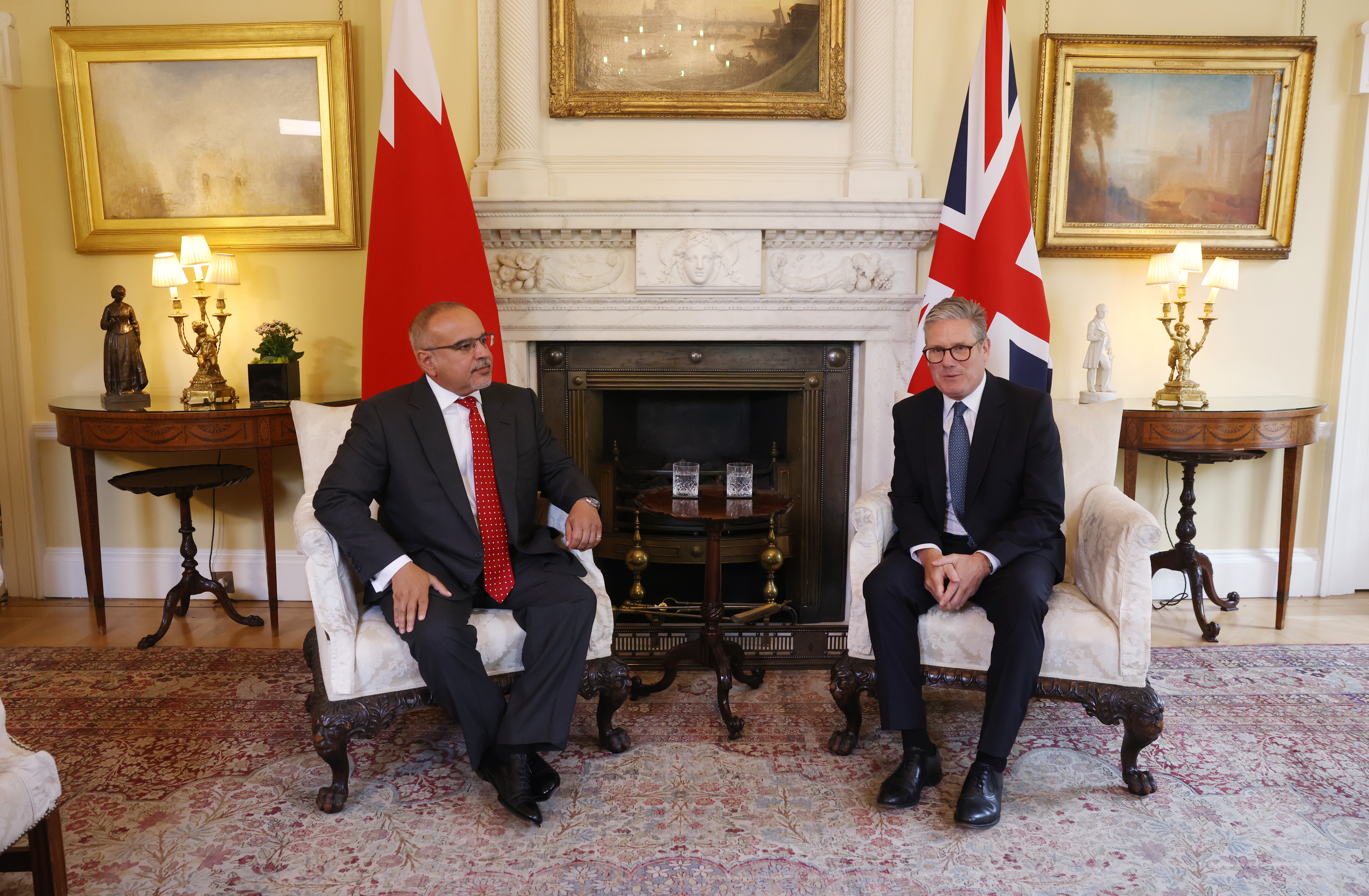 Crown Prince of Bahrain Salman bin Hamad Al Khalifa visits London