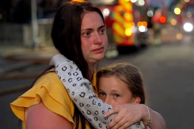 <p>Cydney Parker, 26, described thinking she was going to die when she ran into the blocked exit after the fire broke out at the Spectrum building in Dagenham, east London, in the early hours of Monday</p>