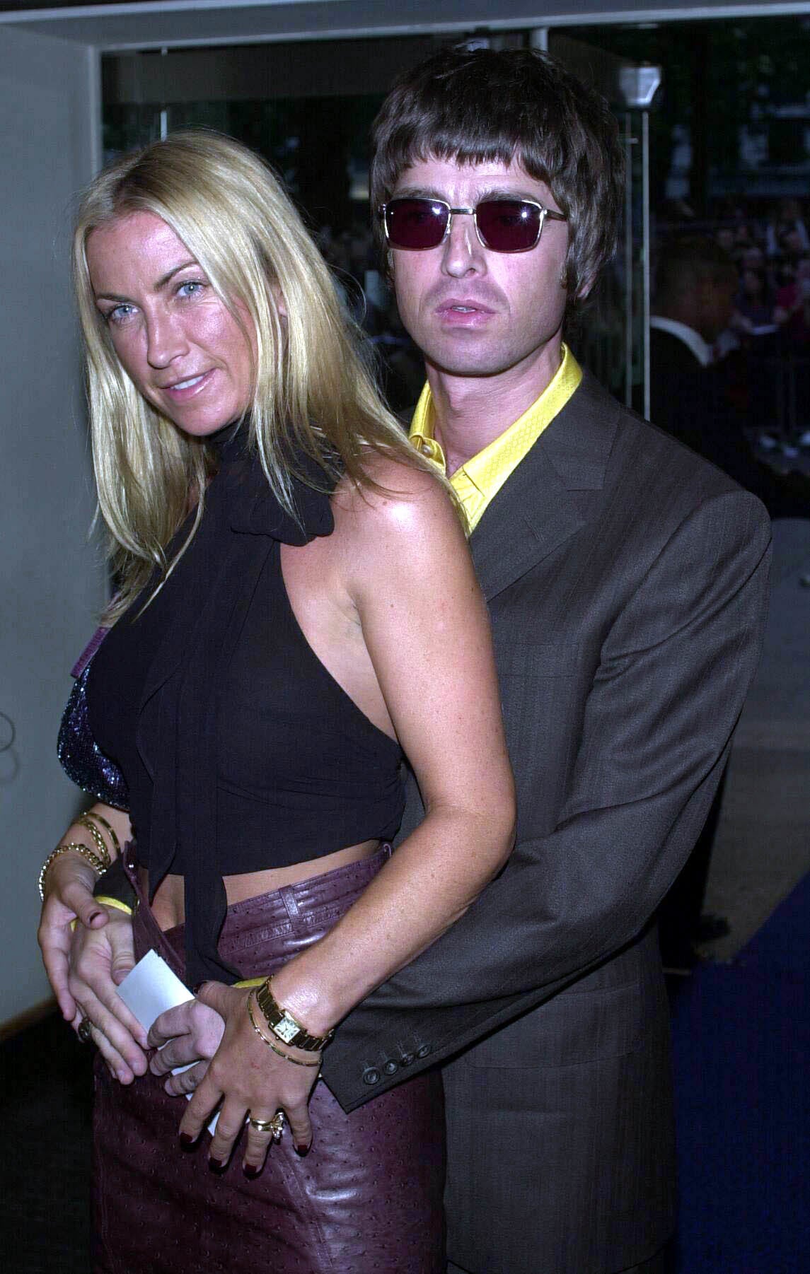 Noel Gallagher with his first wife Meg Mathews