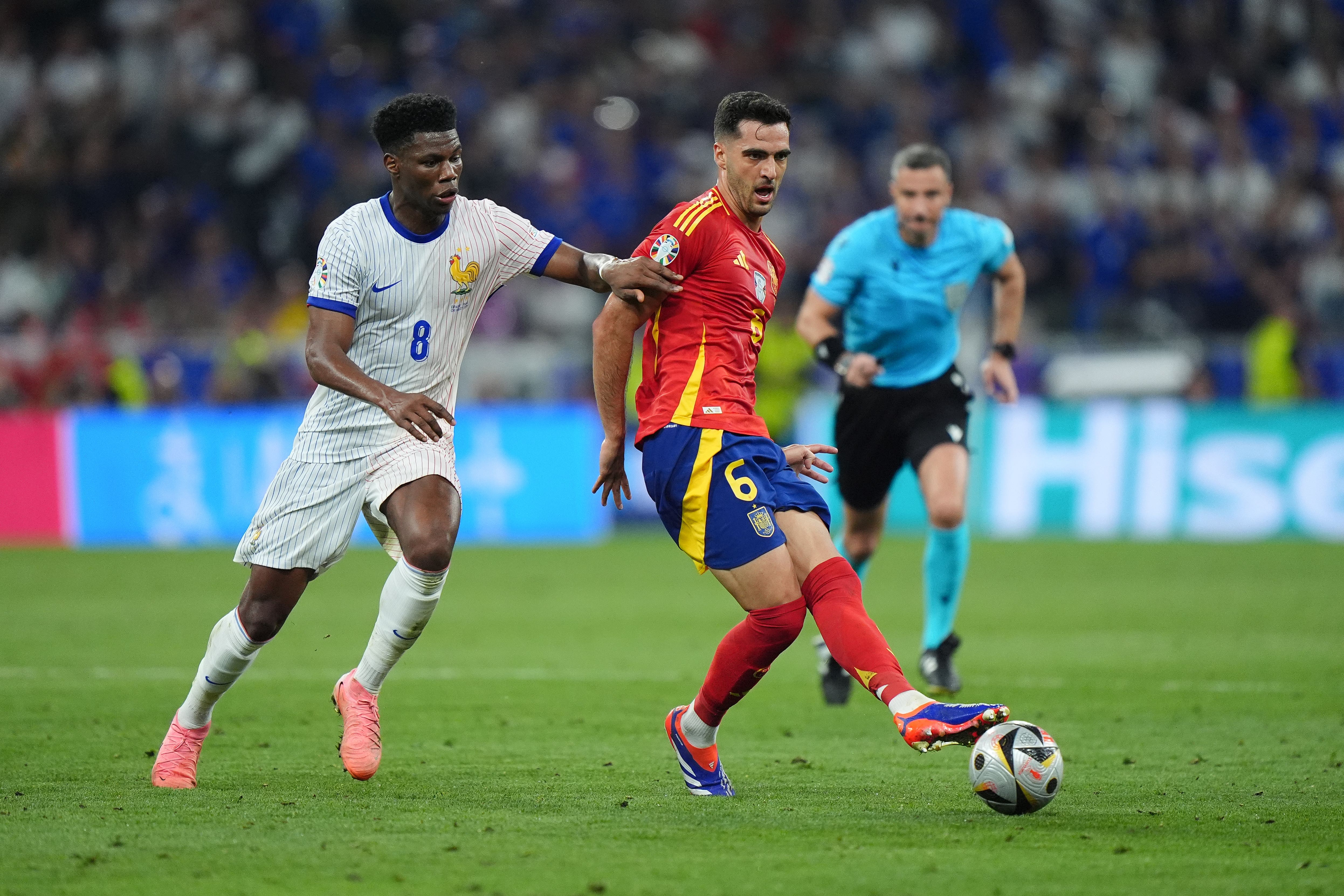 Spain and France clashed in the semi-finals of Euro 2025