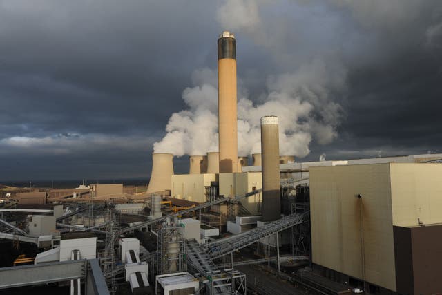 Drax is Britain’s biggest power station (Anna Gowthorpe/PA)