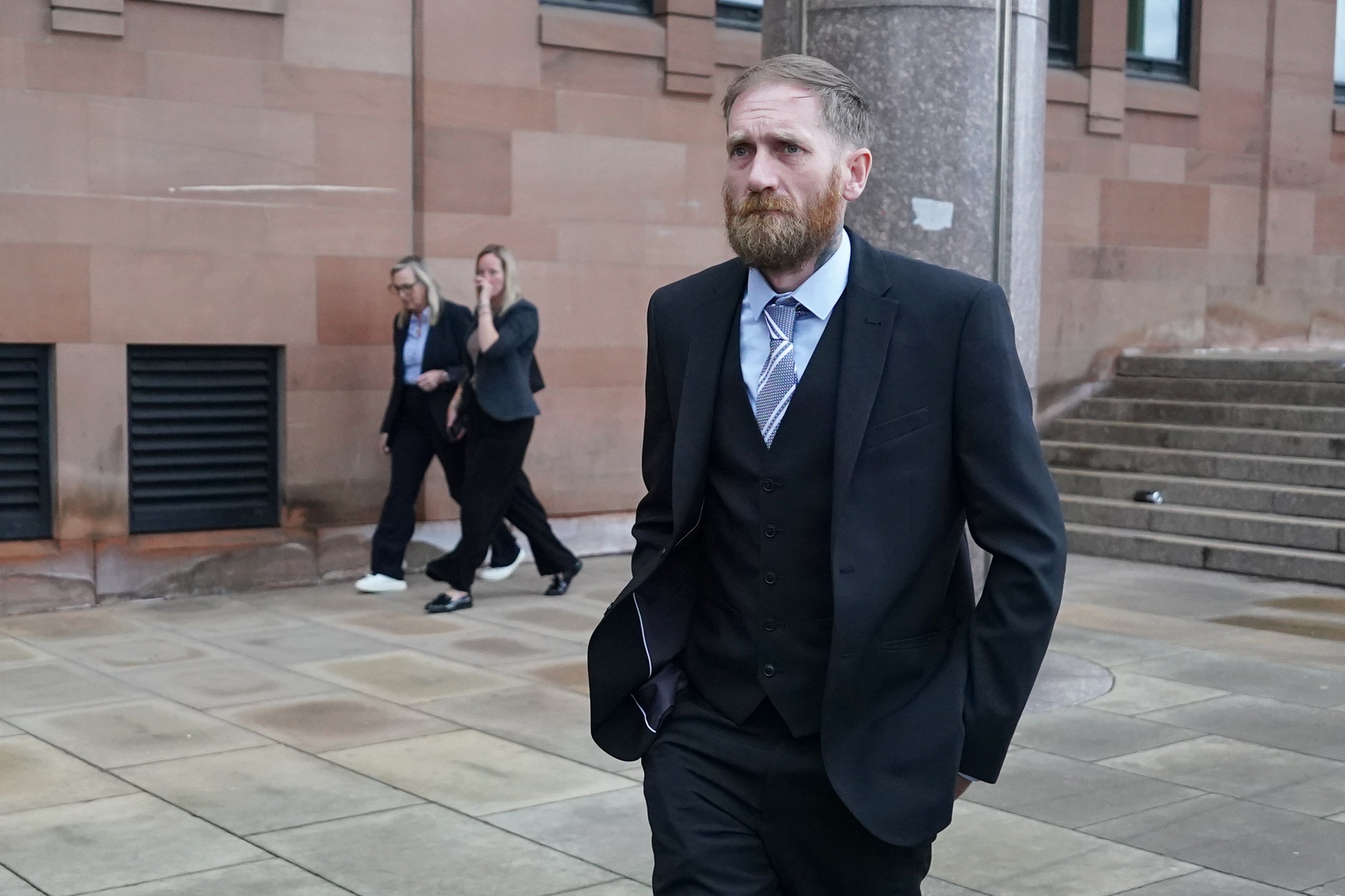 Daniel Graham, pictured leaving court in August, was too ill to attend the trial