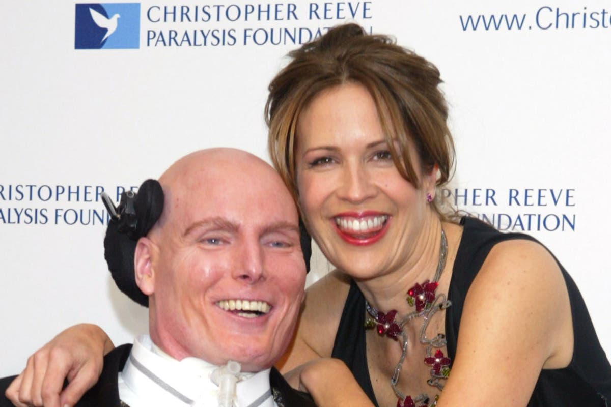 Christopher Reeve said wife’s seven words saved his life after ...