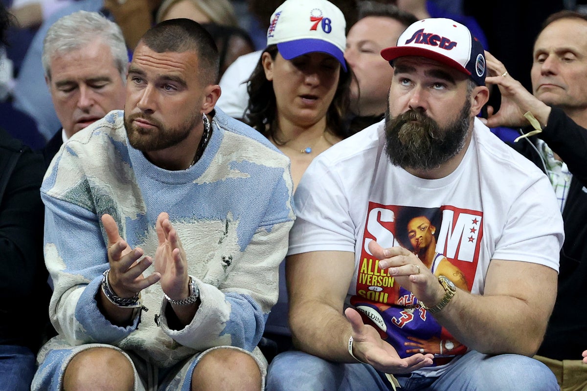 Jason Kelce extends ‘giant congratulations’ to brother on engagement to Taylor Swift