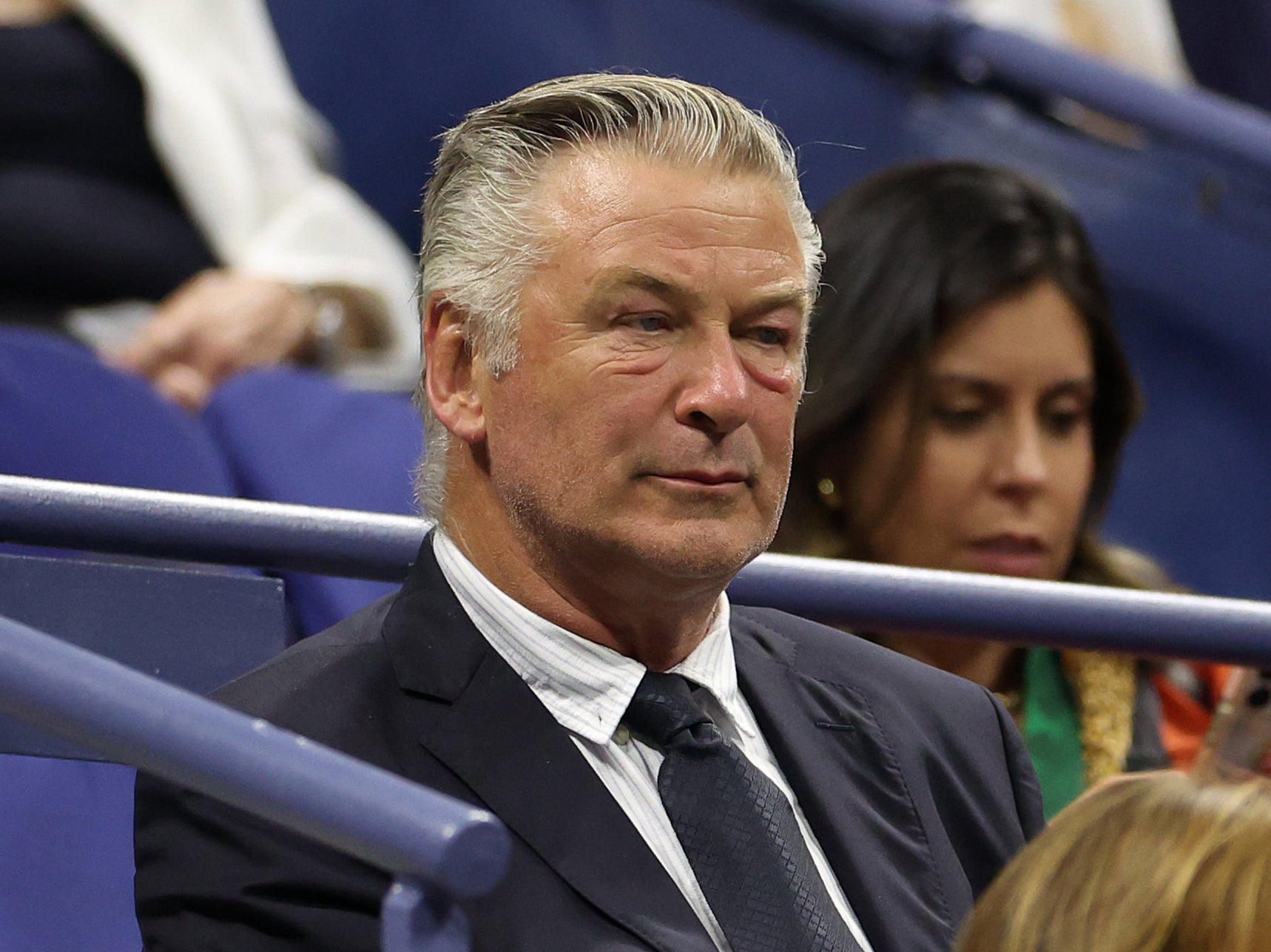 Alec Baldwin attends day one of the 2024 US Open at USTA Billie Jean King National Tennis Center on August 26