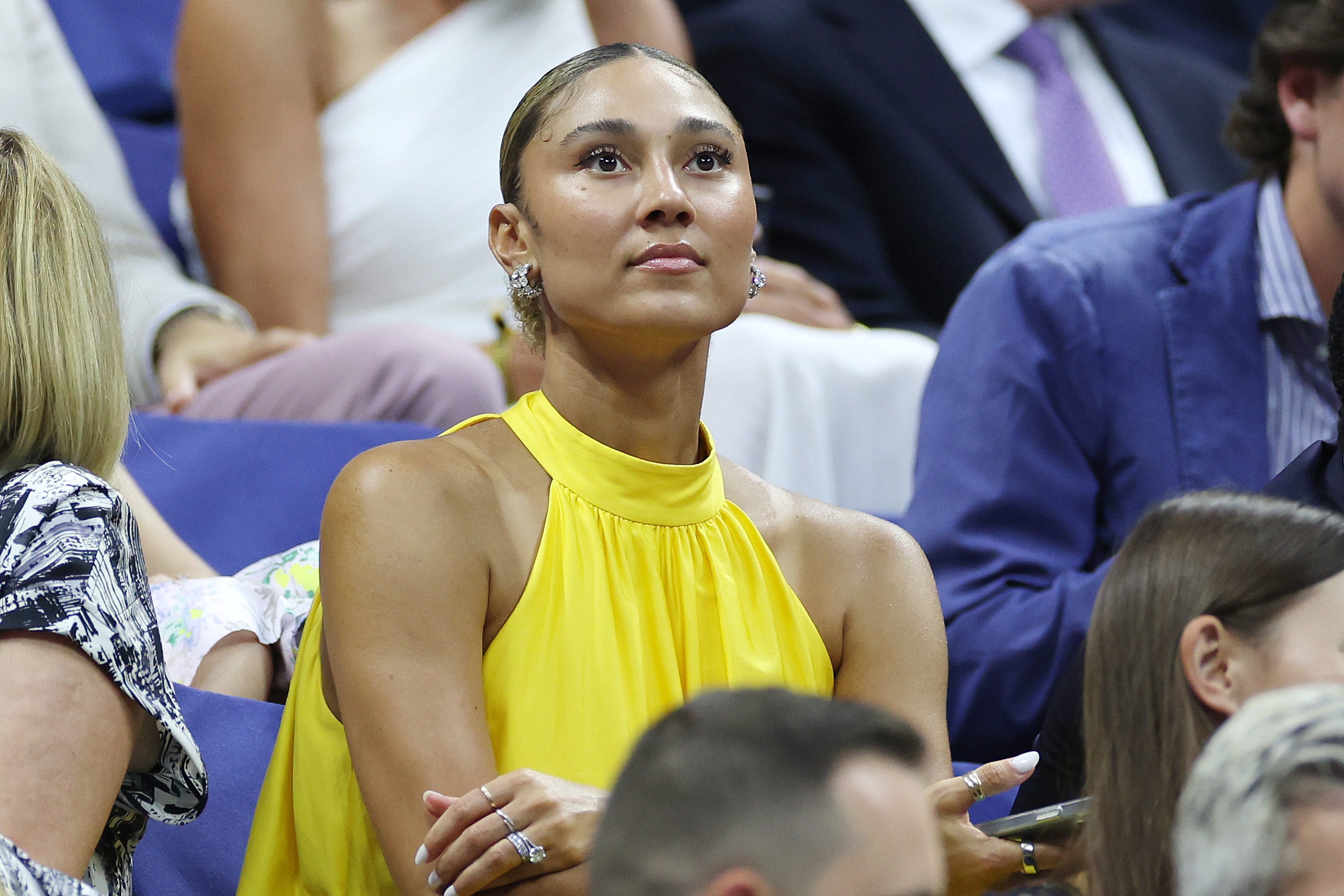 Ally Love attends day one of the 2024 US Open at USTA Billie Jean King National Tennis Center on August 26