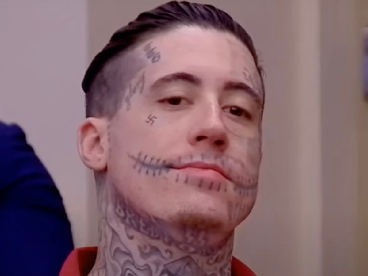 Guys with Skull Face Tattoos Spark Controversy