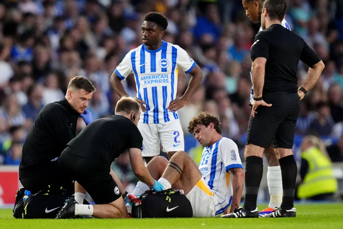 Matt O’Riley injured on debut but Brighton progress in Carabao Cup