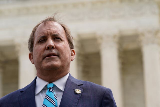 <p>Ken Paxton, the Texas Attorney General, is being accused of raiding the homes of Latino election workers and Democratic candidates </p>