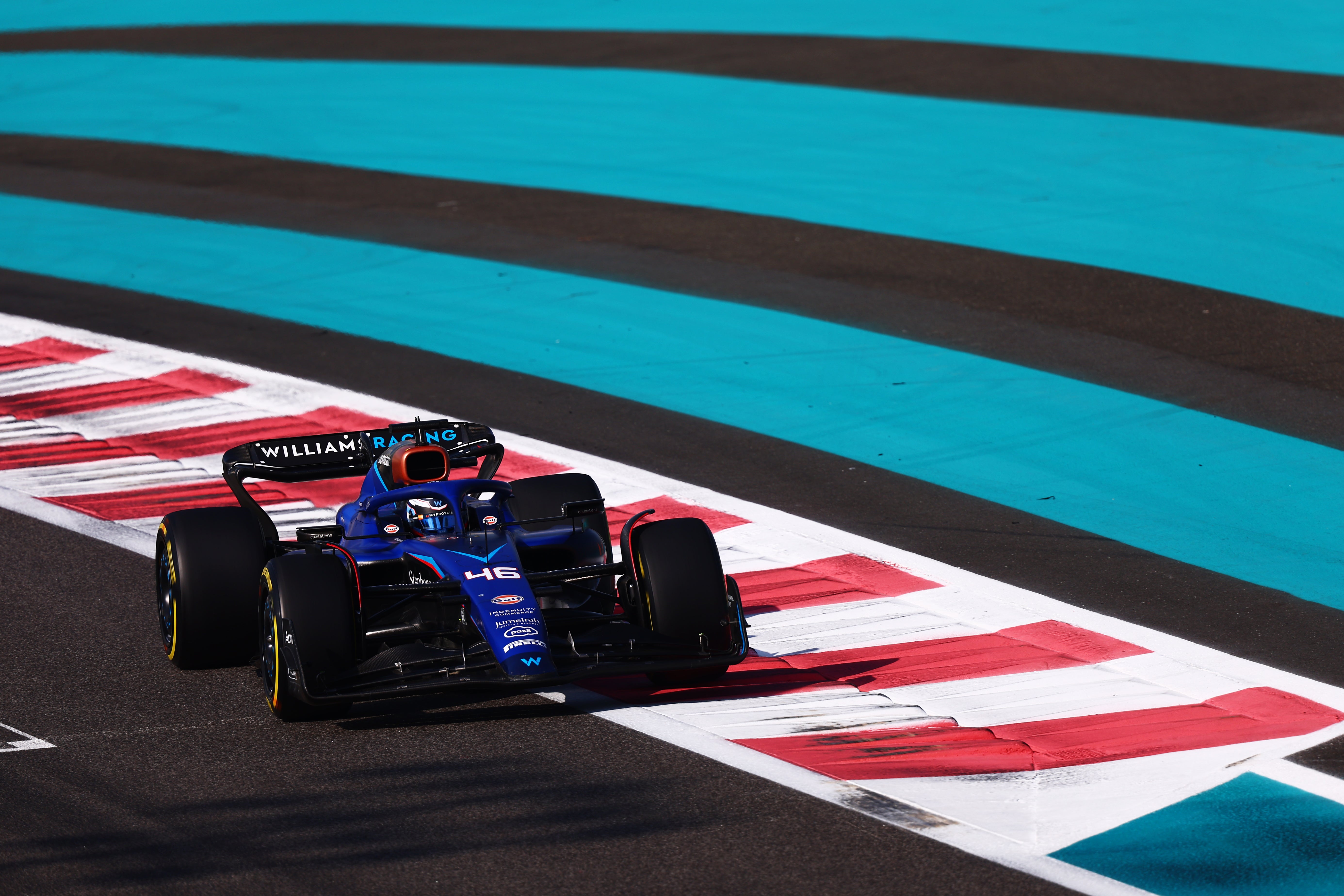 Colapinto drove for Williams in the post-season test in Abu Dhabi last year