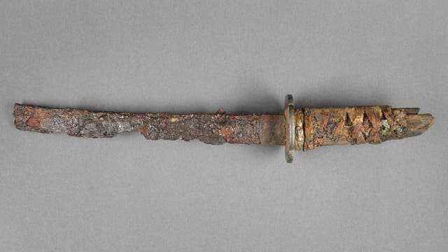 <p>Japanese Wakizashi shortsword after restoration</p>