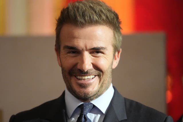 David Beckham is to speak at the Royal Television Society’s London Convention (Kirsty Wigglesworth/PA)