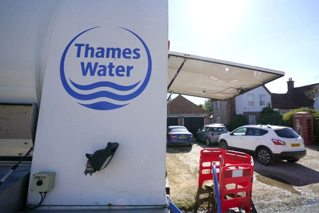 <p>Thames Water recently said it only has enough money to continue operating until May next year</p>