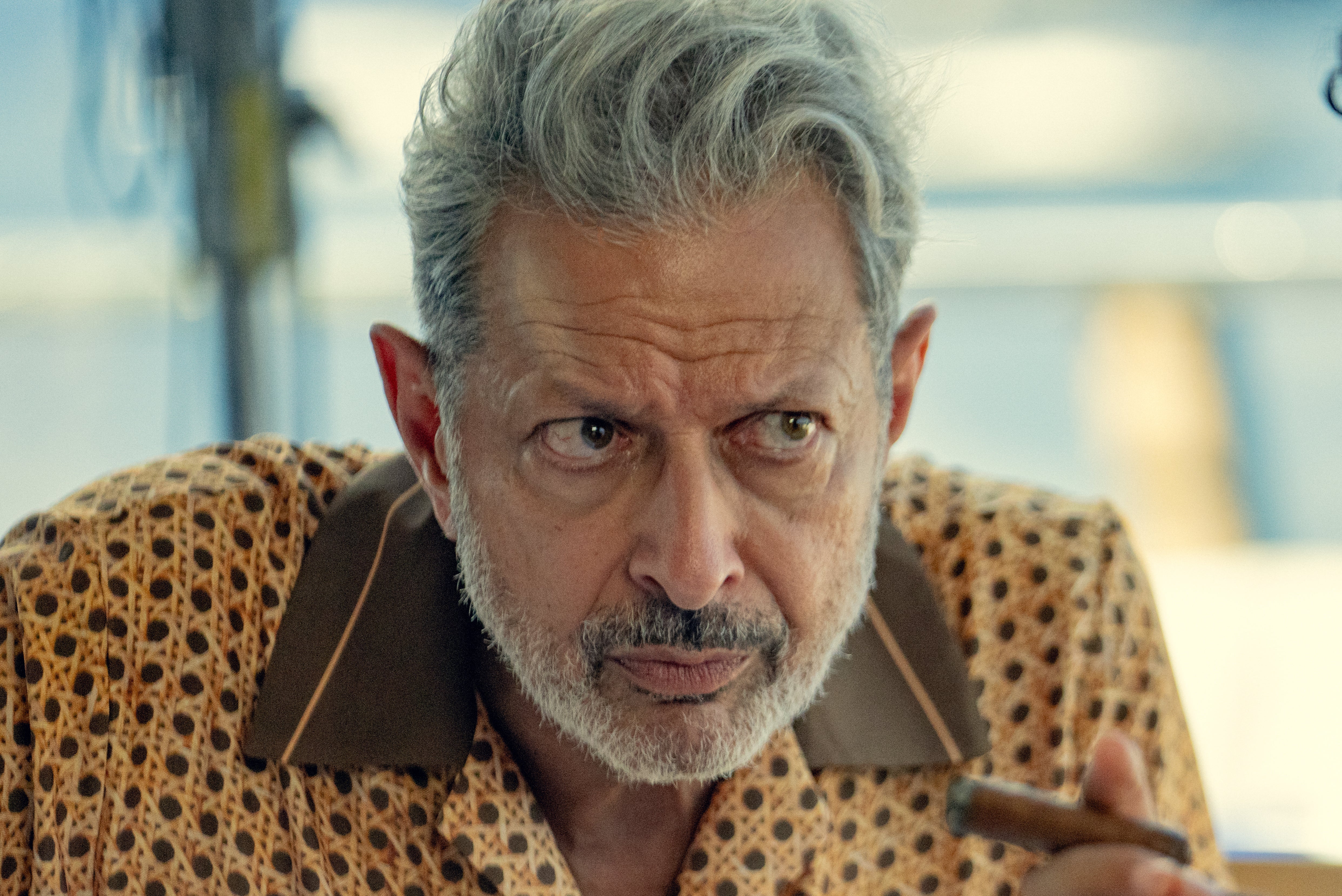 Zeus is on the loose: Jeff Goldblum in “Kaos”