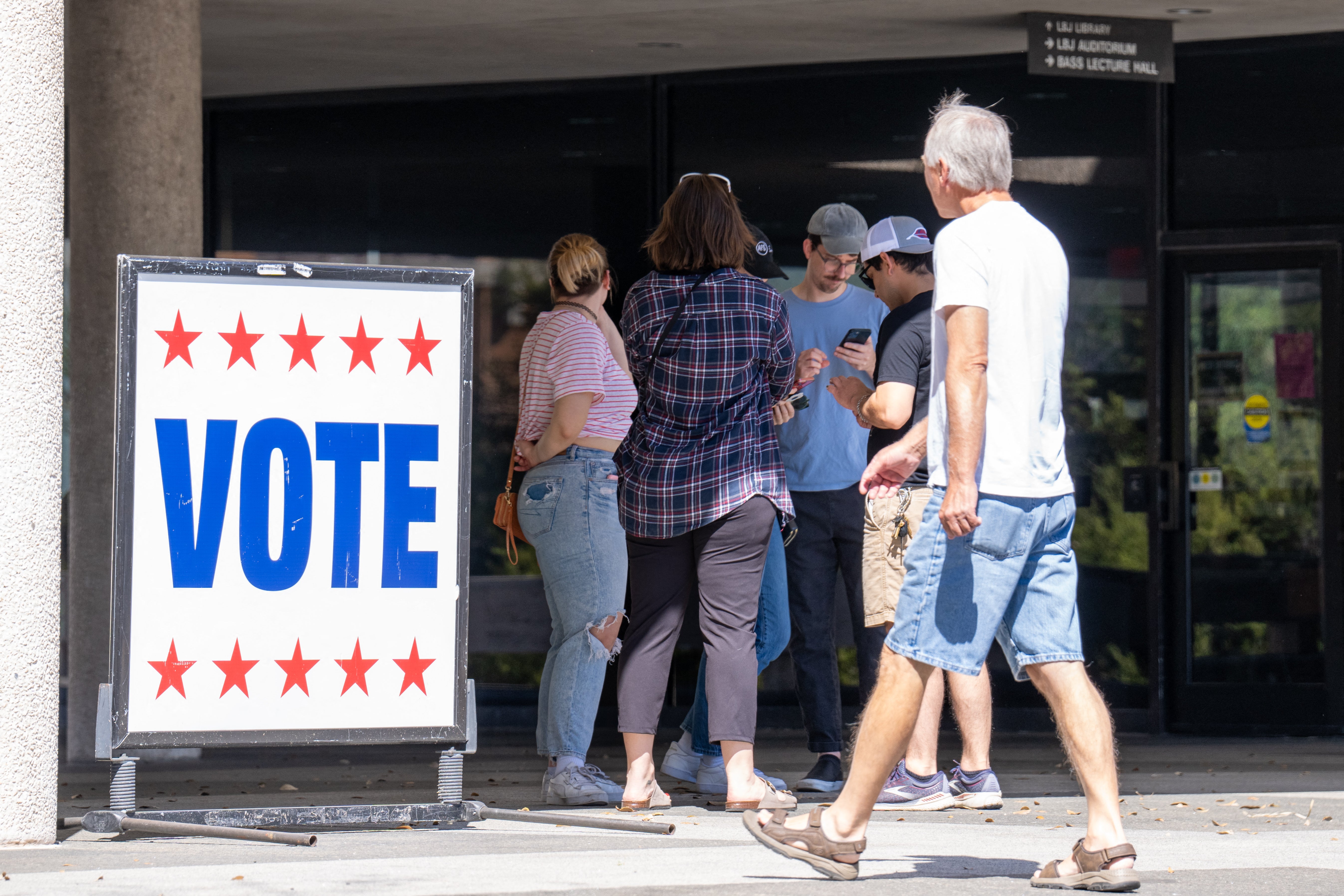 Approximately 1.1 million people in Texas had their names removed from the state voter roll over the last three years