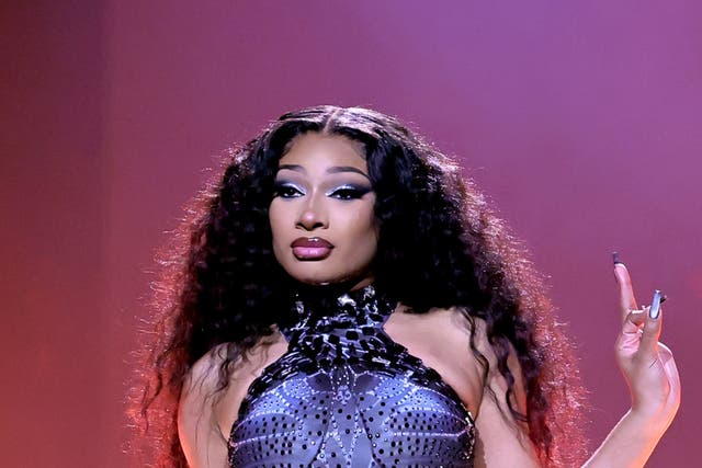 <p>Megan Thee Stallion performs onstage during the Hot Girl Summer Tour at Crypto.com Arena on June 21, 2024 in Los Angeles, California.</p>