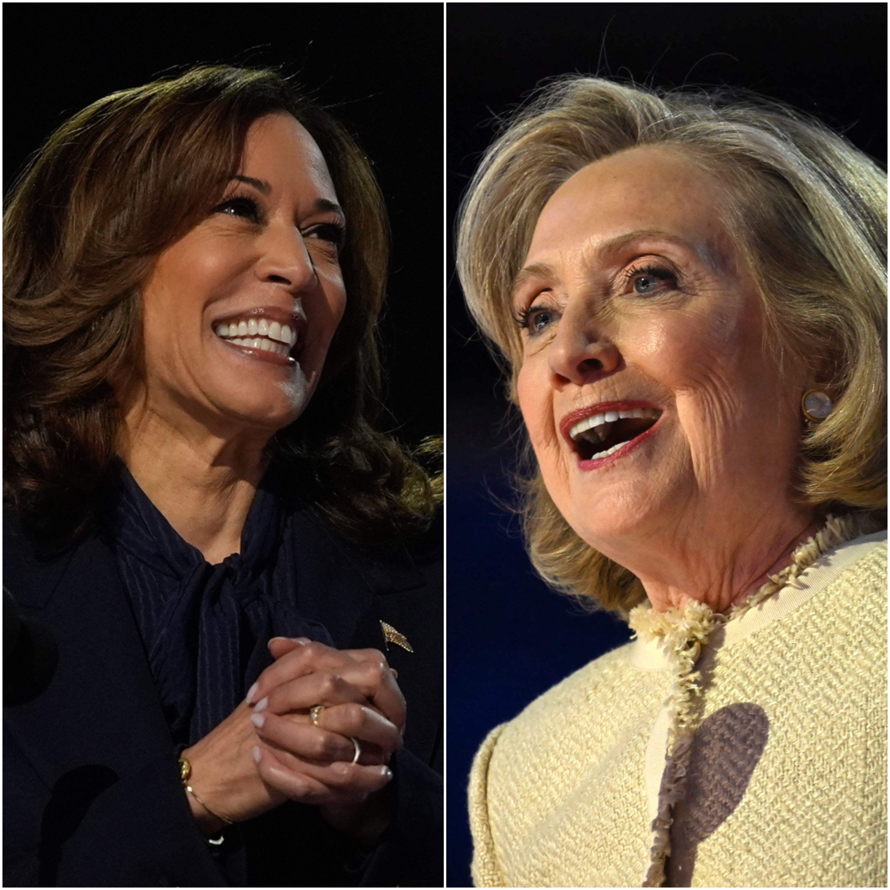 Trump shared a sexist post about Clinton and Harris on Truth Social on Tuesday