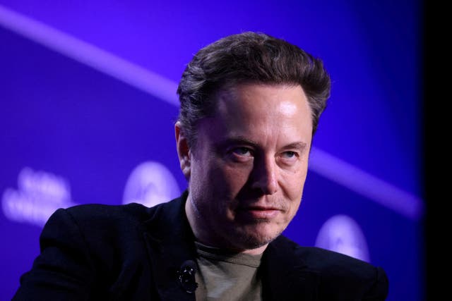 <p>Elon Musk, CEO of SpaceX and Tesla and owner of X, looks on during the Milken Conference 2024 Global Conference Sessions at the Beverly Hilton in Beverly Hills, California. A nonprofit’s study found that X’s AI tool lacks ‘effective guardrails’ to prevent ‘potentially misleading images’ </p>