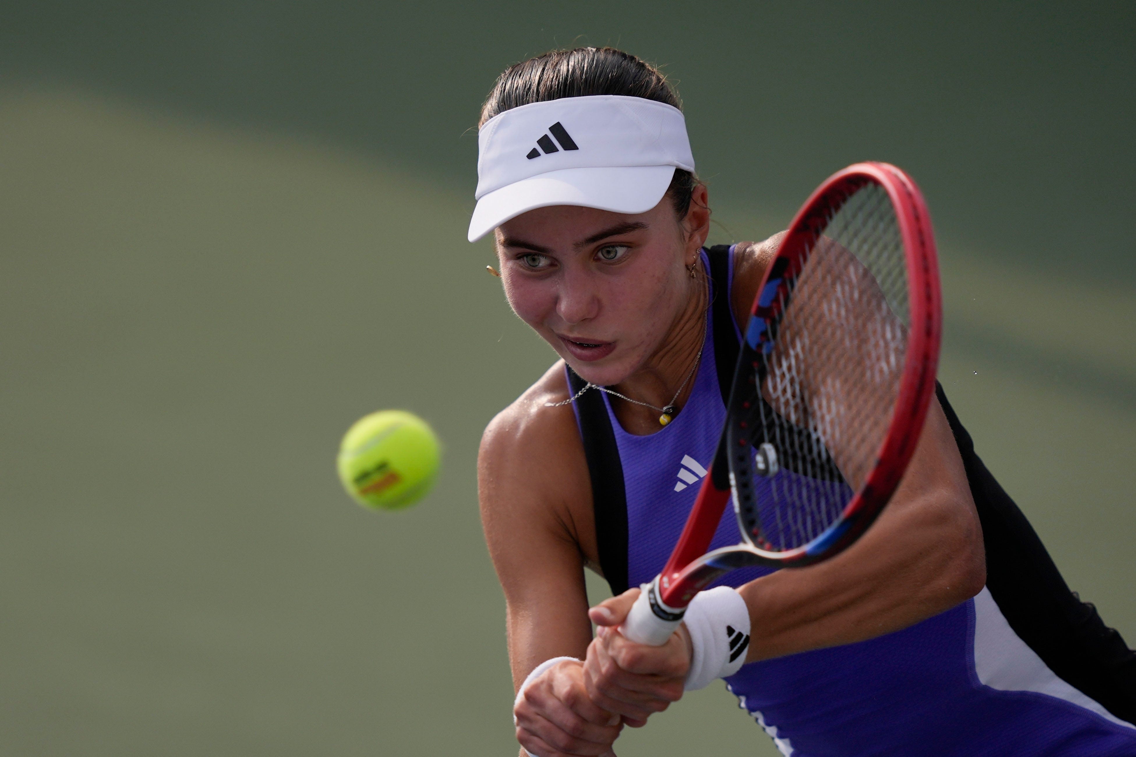 Iva Jovic’s teenage dream was ruined by heat exhaustion (Matt Rourke/AP)