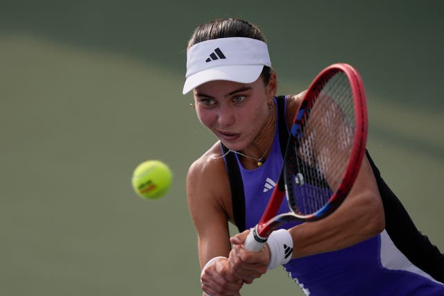 Iva Jovic’s teenage dream was ruined by heat exhaustion (Matt Rourke/AP)