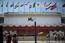 Jude Law and Nicholas Hoult arrive at Venice Film Festival to premiere The Order