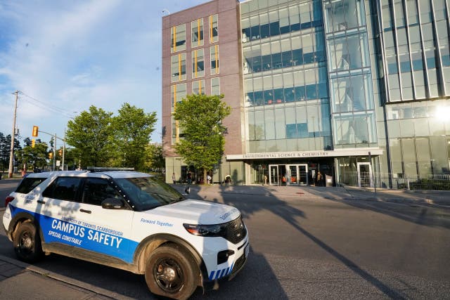 <p>Representative: A police vehicle is parked in Toronto</p>