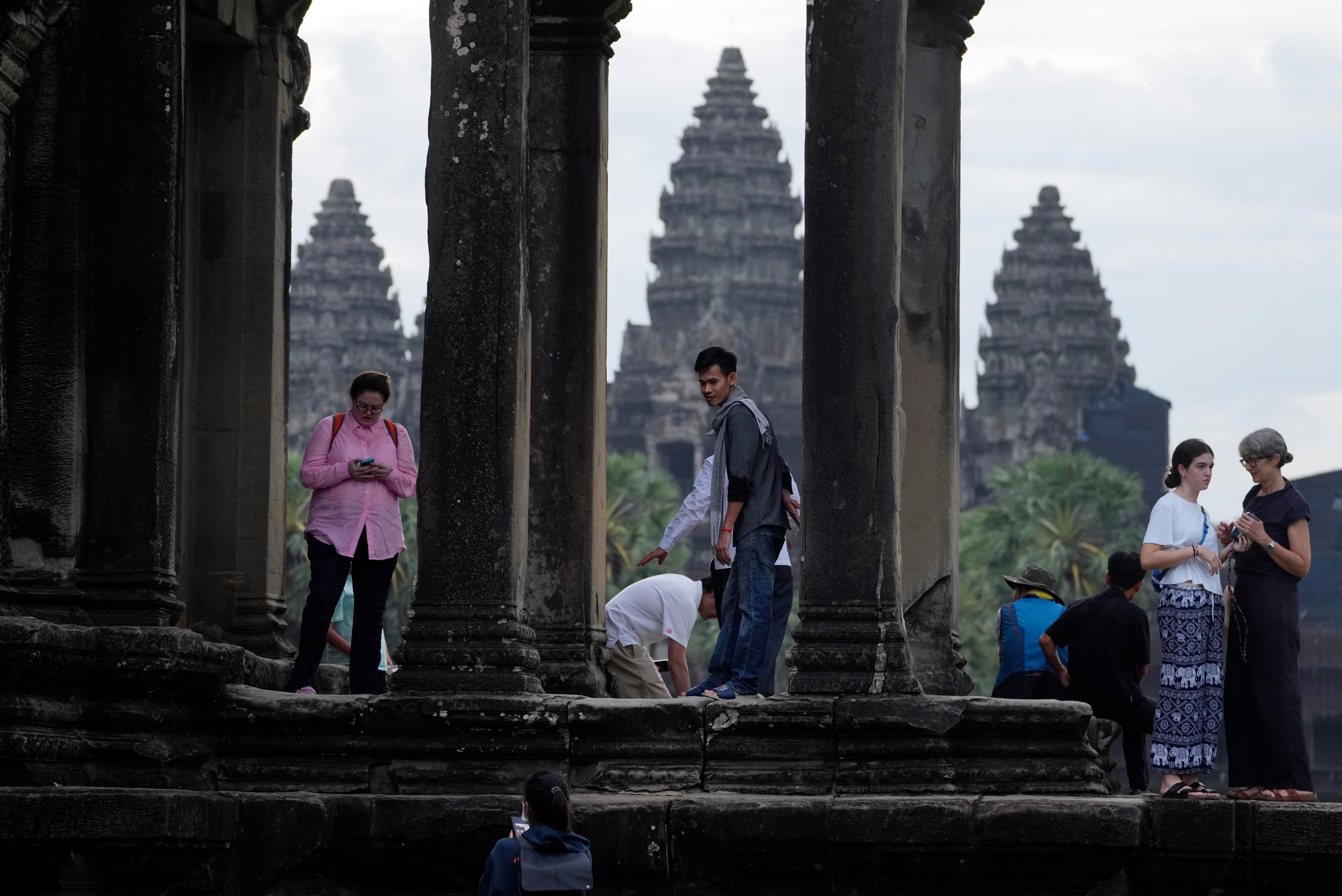 Angkor Wat Temple in Cambodia is the country's most popular tourist attraction