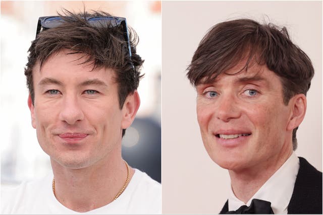 <p>Barry Keoghan (left) and Cillian Murphy</p>