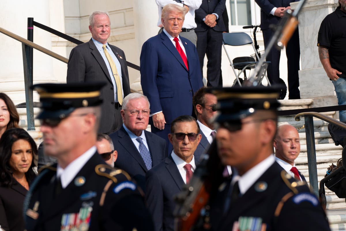 Trump and Harris spar over Arlington cemetery visit as he posts video messages from Gold Star family members